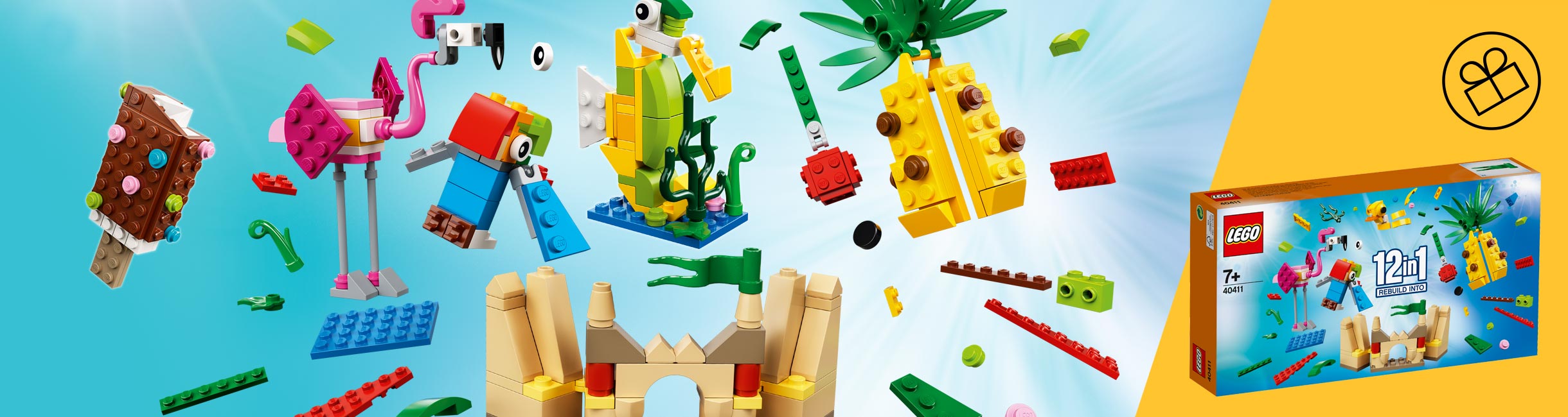 Рекламная акция Лего (LEGO) «12 идей для сочного лета!»