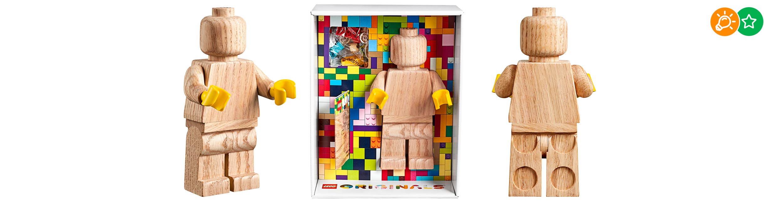 Рекламная акция Лего (LEGO) «Большая деревянная минифигурка!»