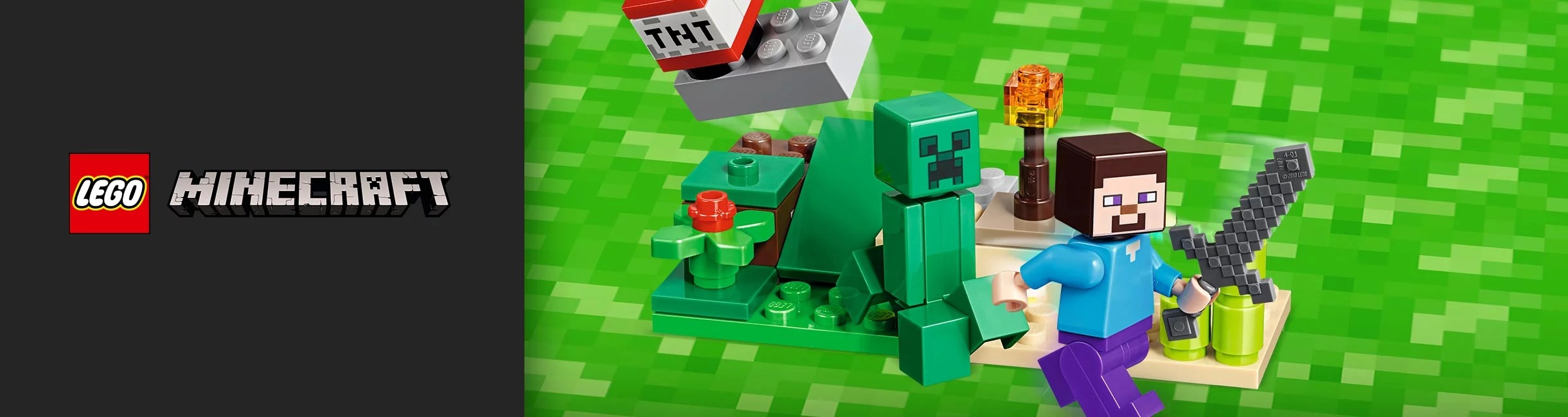 Рекламная акция Лего (LEGO) «Стив, осторожно! Крипер!»